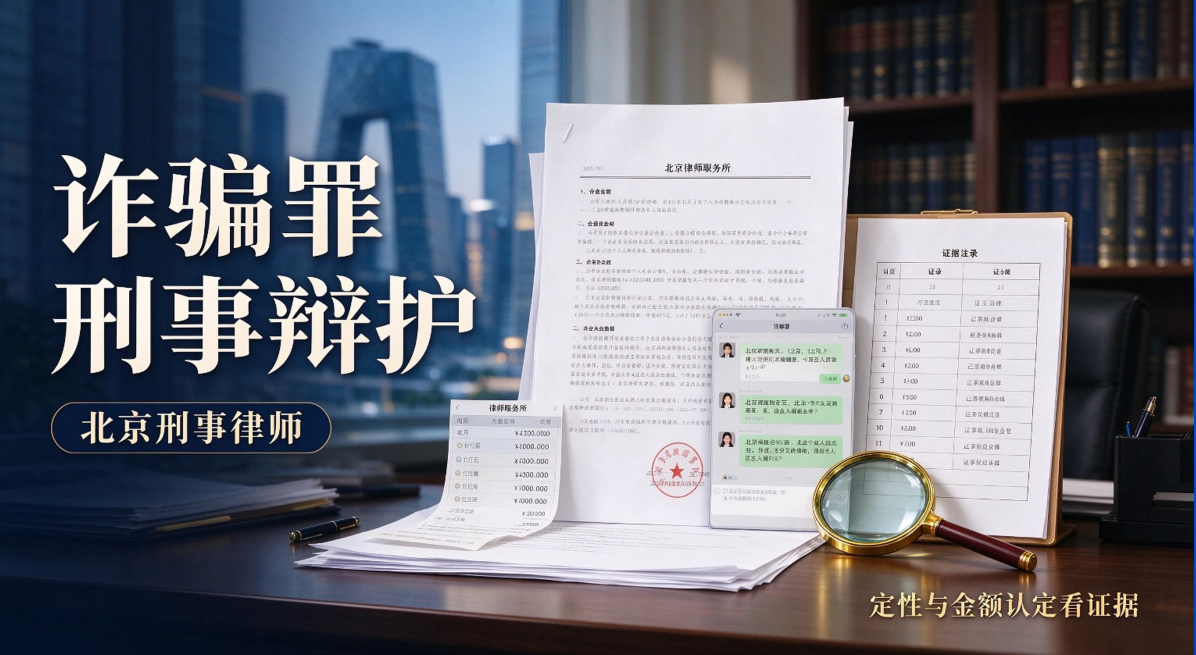 被指控诈骗罪怎么办？北京璟致律师事务所刑事律师：先核金额、辨证据，区分民事纠纷与刑事诈骗！ - 北京璟致律师事务所